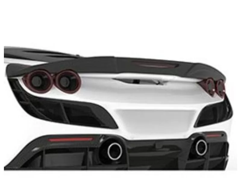 1016 Industries Aero Rear Trunk Spoiler Carbon Fiber Ferrari F8 Tributo 2020-2021 - 1016.F8.03