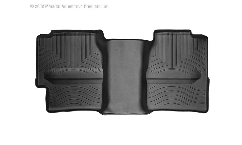WeatherTech FloorLiner DigitalFit Black Rear Extends Under Rear Seat - 440622