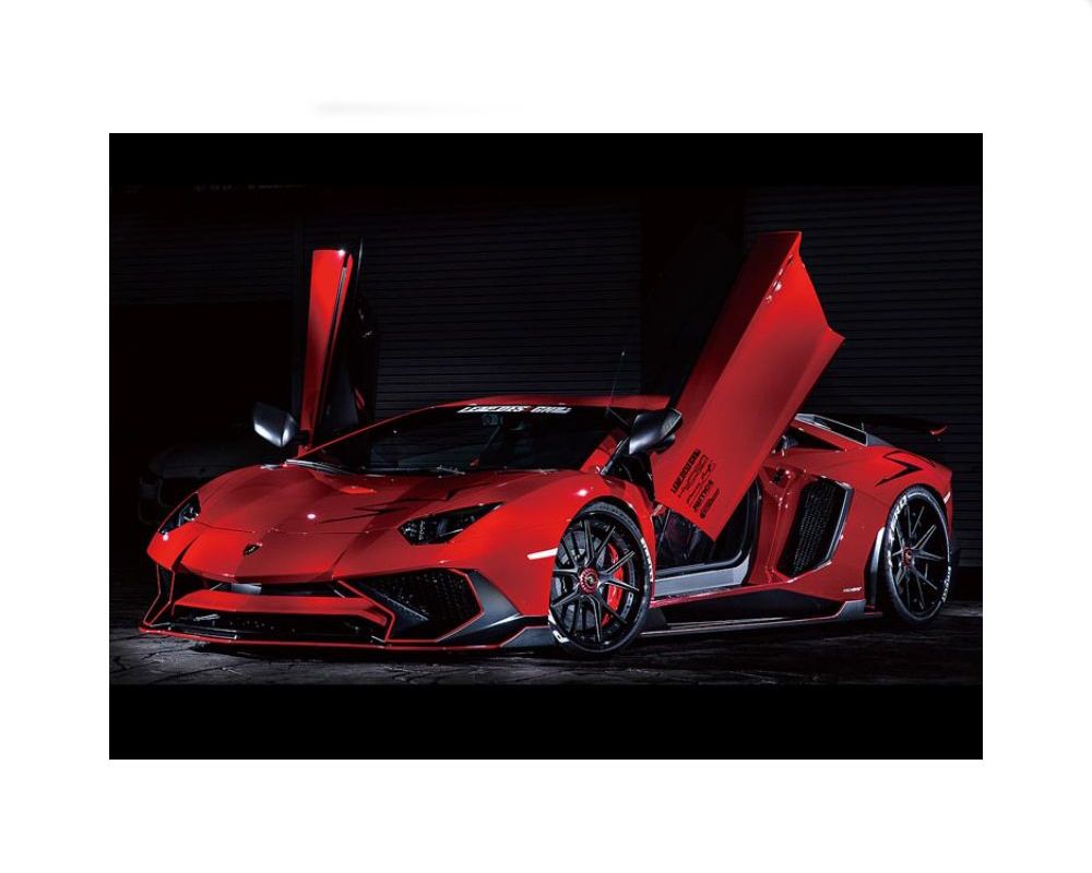 Leap Design Carbon Fiber 4P Aero Set Lamborghini Aventador LP750-4SV 2015-2017 - LPD-4P-CF-LP750