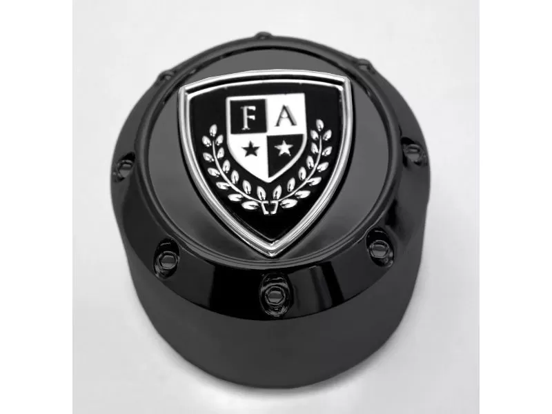 Fairway Alloys Gloss Black Pop-In Style Crest Cap - FA-9910