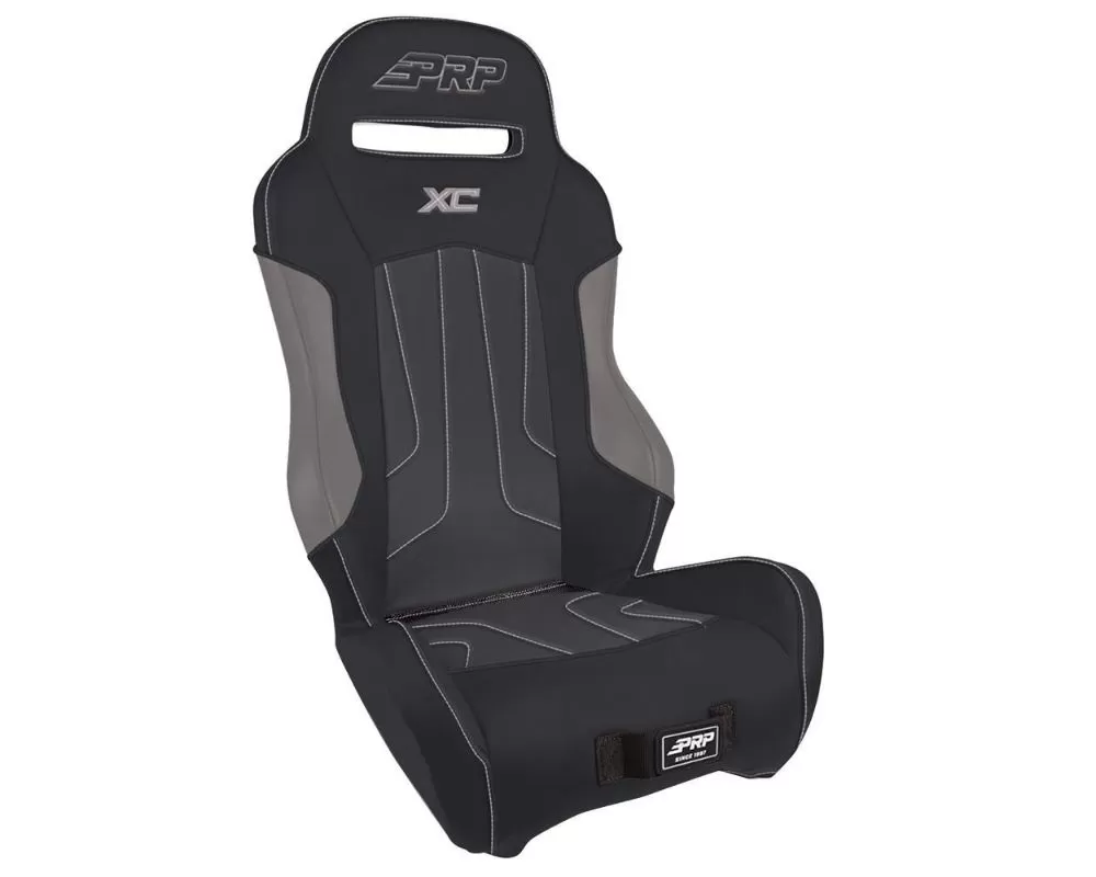 XC Suspension Seat for Polaris RZR Black with Gray Trim Front PRP Seats - A78-203