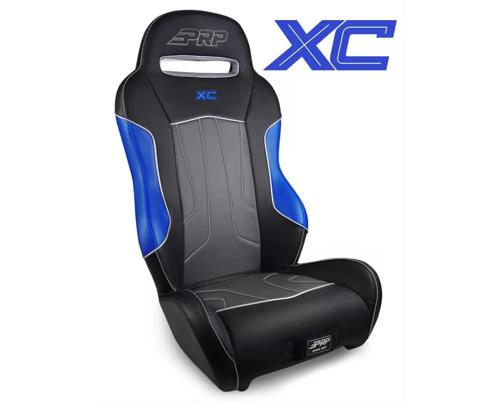 XC Suspension Seat for Polaris RZR Black with Blue Trim Front PRP Seats - A78-V