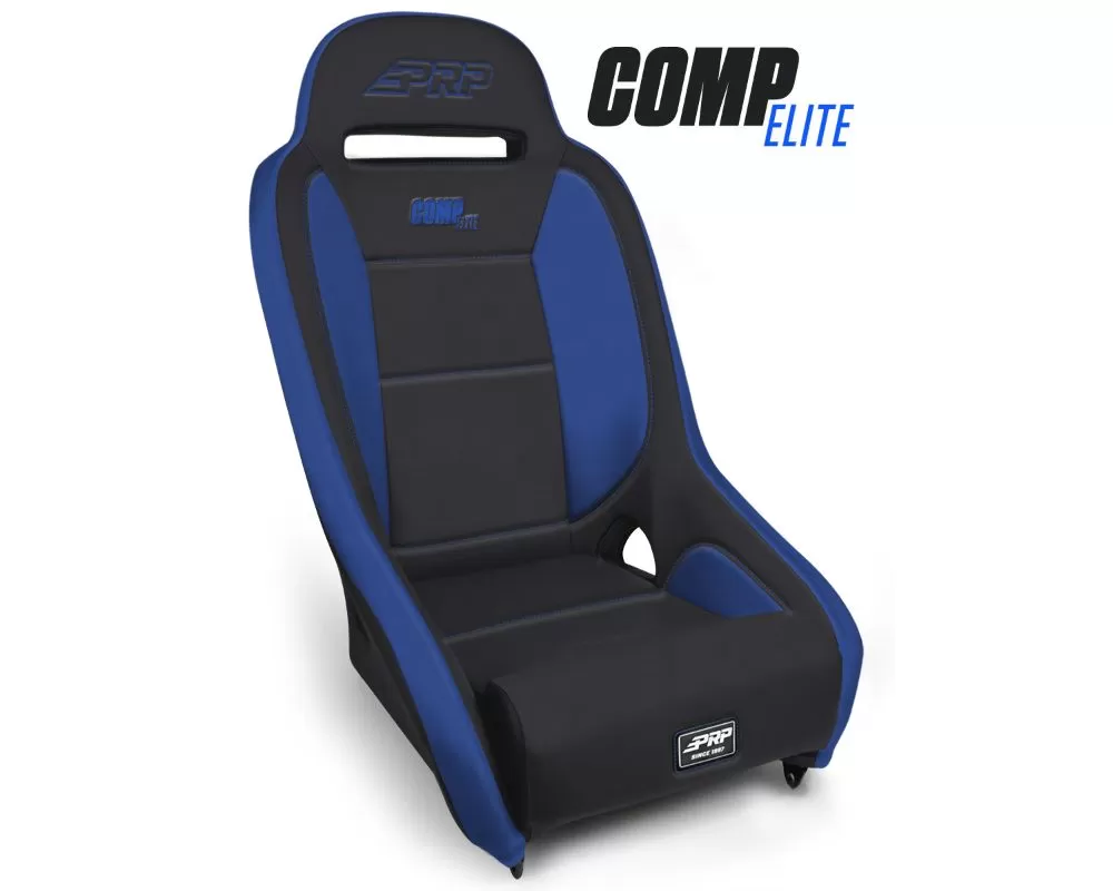 Comp Elite Suspension Seat Black with Blue Trim PRP Seats - A8301-71