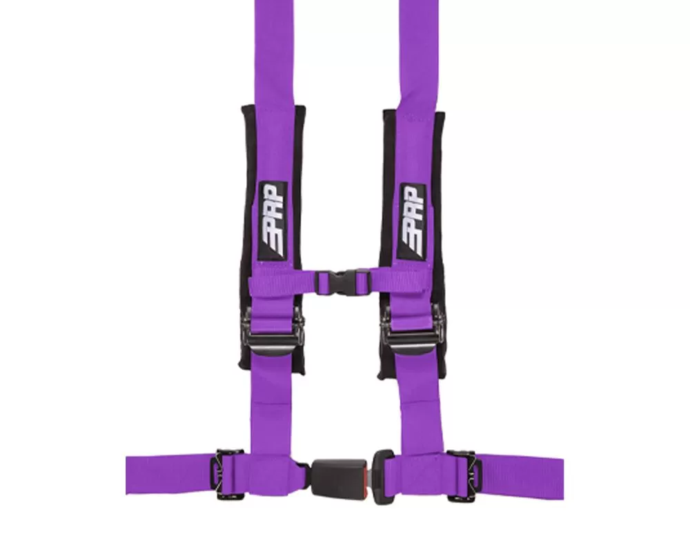 PRP Seats 4-Point Harness with 2 Inch Belts - Purple - SBAuto2PU