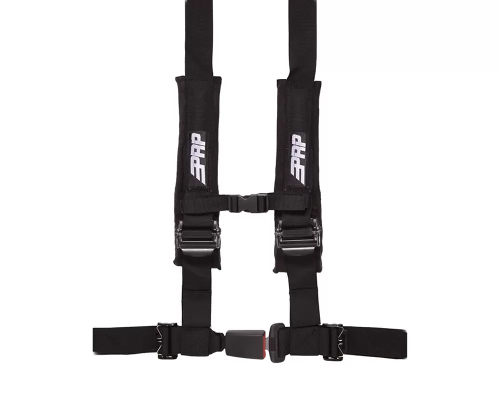 PRP Seats 4-Point Harness with 2 Inch Belts - Black - SBauto2