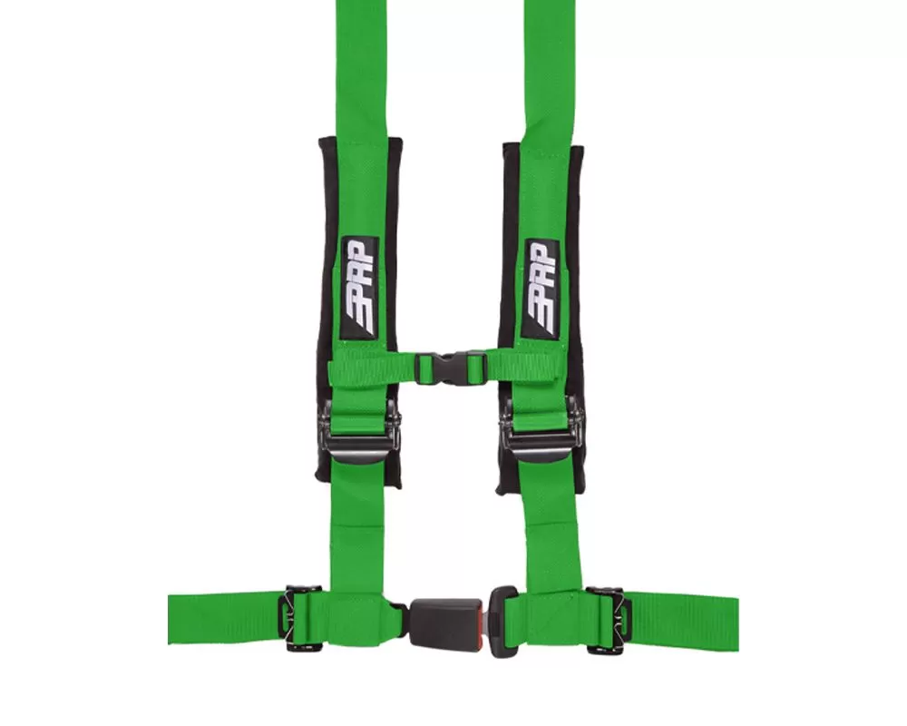 PRP Seats 4-Point Harness with 2 Inch Belts - Green - SBauto2GN