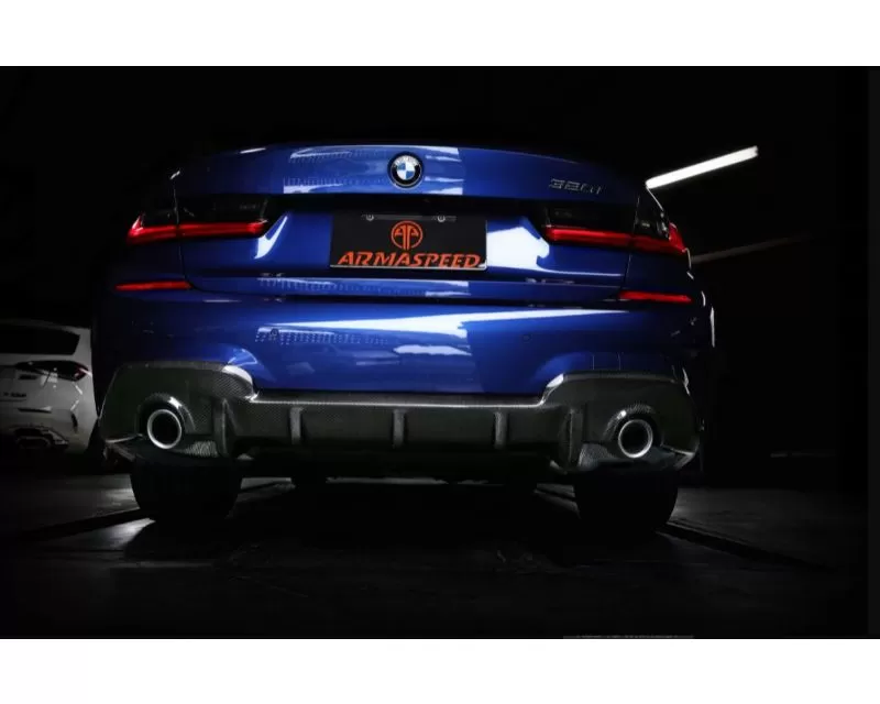 ARMASpeed Carbon Fiber Aero Body Kits Rear Diffuser Gloss BMW 3 Series M-Sport 2019-2020 - 1CCBM05B24--