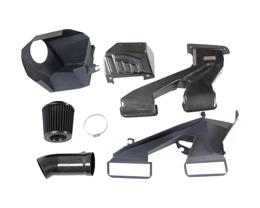 ARMASpeed Carbon Fiber Intake with Alloy Base and Carbon Fiber Cover BMW F40 M135 B48 - ARMAMIM135-A