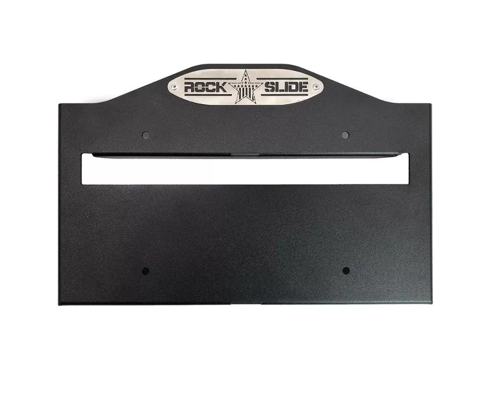 Rock Slide Engineering Black Aluminum EZ License Plate Mount - AC-EZ-LP