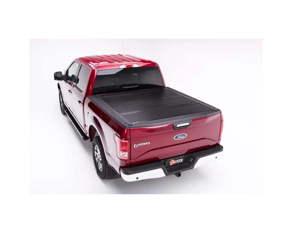 BAK Industries BAKFlip F1 Hard Folding Truck Bed Cover - 2004-2014 Ford F-150 5' 7" Bed w/o Cargo Management System - 772309