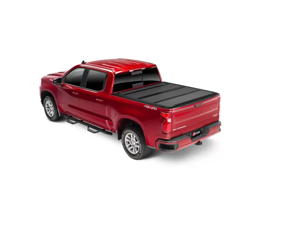 BAK Industries BAKFlip MX4 Hard Folding Truck Bed Cover - Matte Finish - 2019-2023 (New Body Style) Chevy Silverado/GMC Sierra 1500 6' 7" Bed - 448131