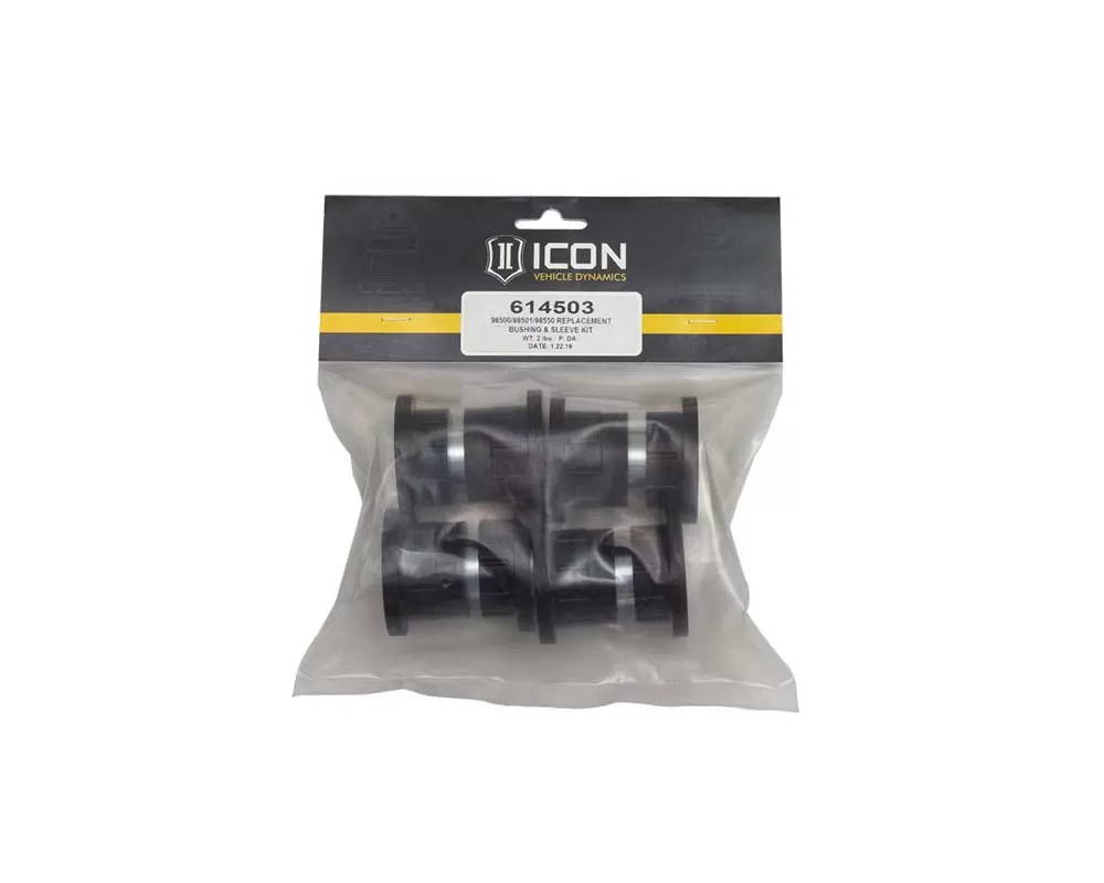 ICON (98500/98501/98550) UCA Replacement Bushing & Sleeve Kit - 614503