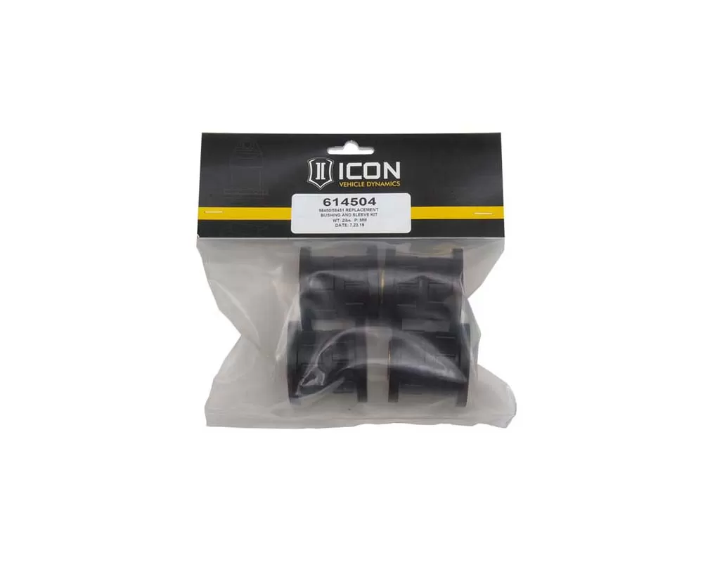 ICON (58450/58451) UCA Replacement Bushing & Sleeve Kit - 614504