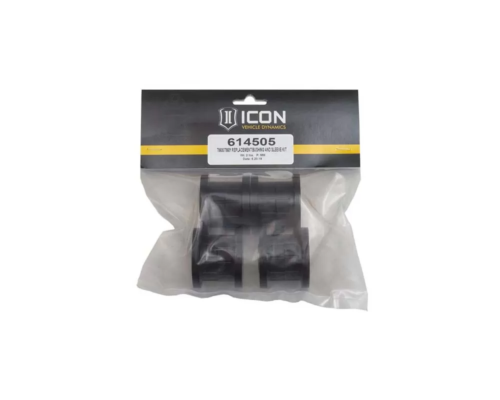 ICON (78600/78601) UCA Replacement Bushing & Sleeve Kit - 614505