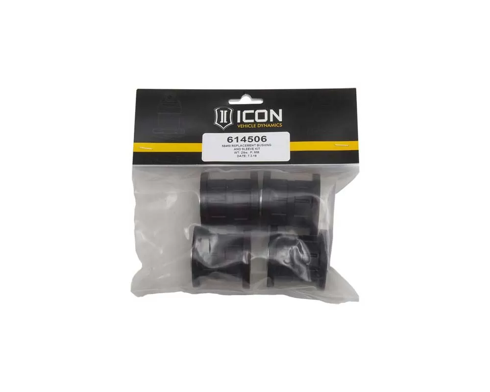 ICON (58460) UCA Replacement Bushing & Sleeve Kit - 614506
