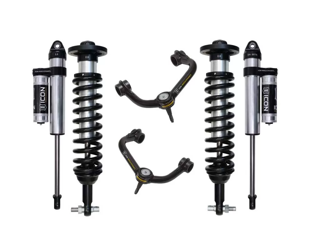 ICON 15-20 Ford F-150 4WD 0-2.63" Lift Stage 3 Suspension System Tubular UCA - K93083T