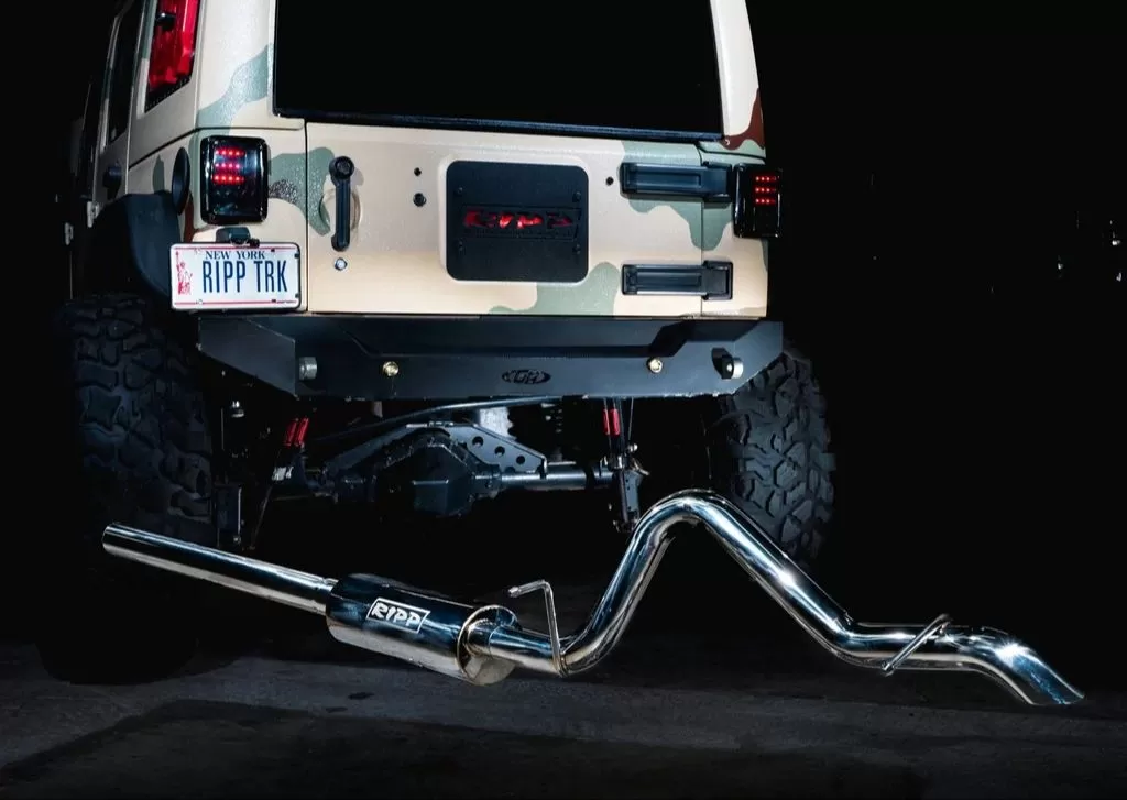 RIPP Superchargers Catback Exhaust System Jeep Wrangler 2007-2018 - 0715JKCBE