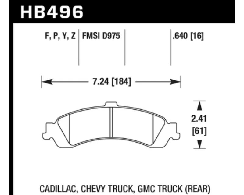 Hawk Performance HPS Chevrolet Rear - HB496F.640