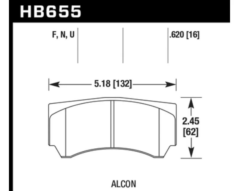 Hawk Performance HPS - HB655F.620