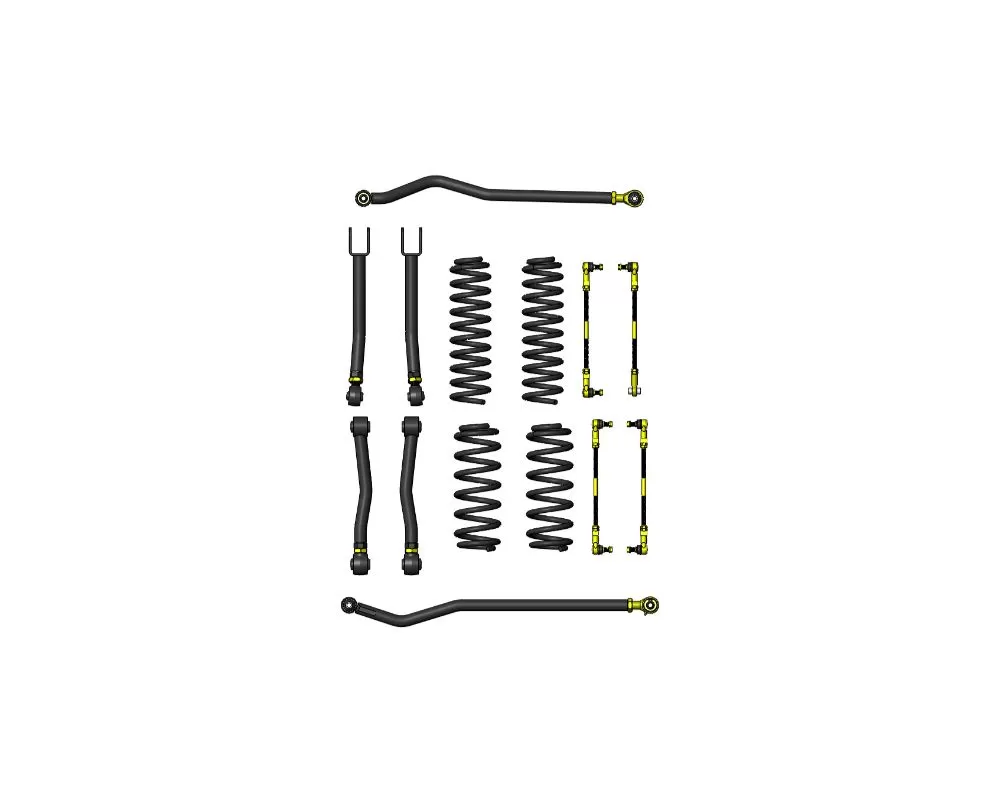 Clayton Offroad 2.5 Inch Entry Level Lift Kit Jeep Wrangler JL 2DR 2018-2022 - COR-2909002