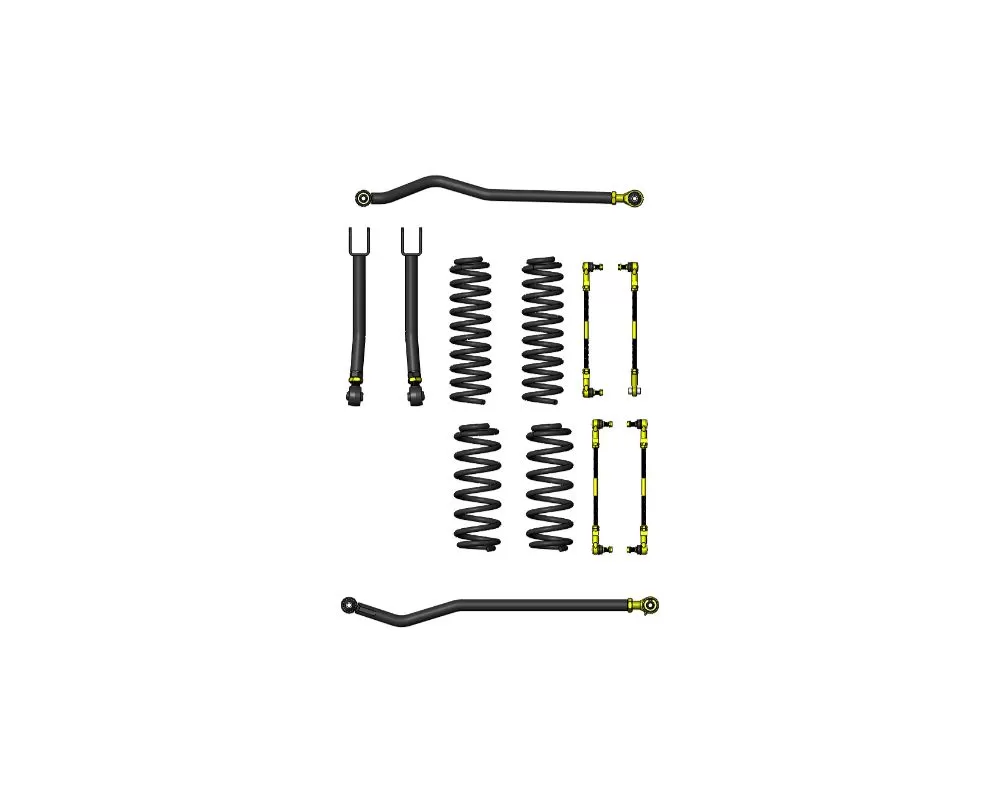 Clayton Offroad 2.5 Inch Entry Level Lift Kit Jeep Wrangler JL 4DR 2018-2022 - COR-2909004