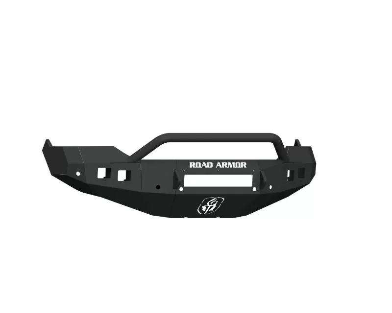Road Armor Texture Black Stealth Front Non-Winch Bumper with Pre-Runner Guard Ram 1500 2013-2018 - 413F4B-NW