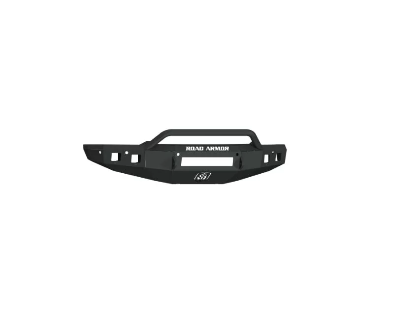 Road Armor Texture Black Stealth Front Non-Winch Bumper with Pre-Runner Guard 2 Ram 1500 2019-2021 - 4191F4B-NW