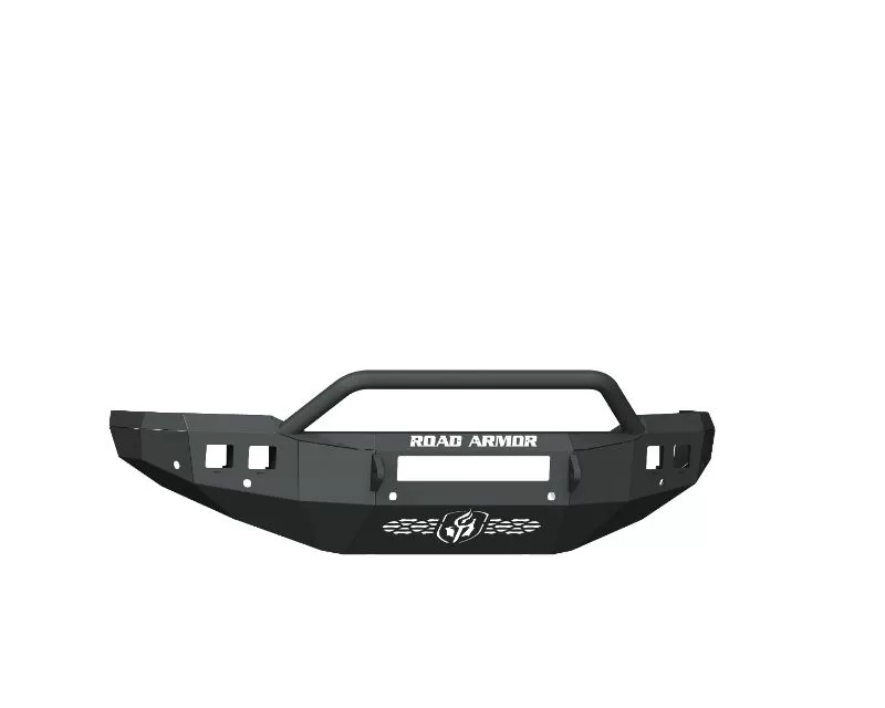 Road Armor Texture Black Stealth Front Non-Winch Bumper with Pre-Runner Guard and 6 Sensor Holes 2 Ram 2500 | 3500 2019-2021 - 4192F4B-NW