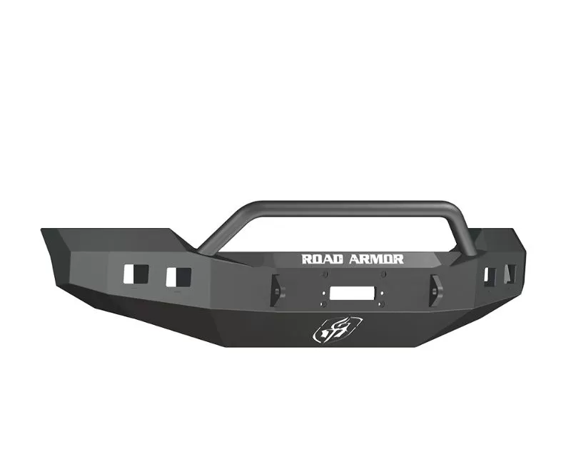 Road Armor Texture Black Stealth Front Winch Bumper with Pre-Runner Guard 2 Ford F-250 | F-350 | F-450 2011-2016 - 6114R4B