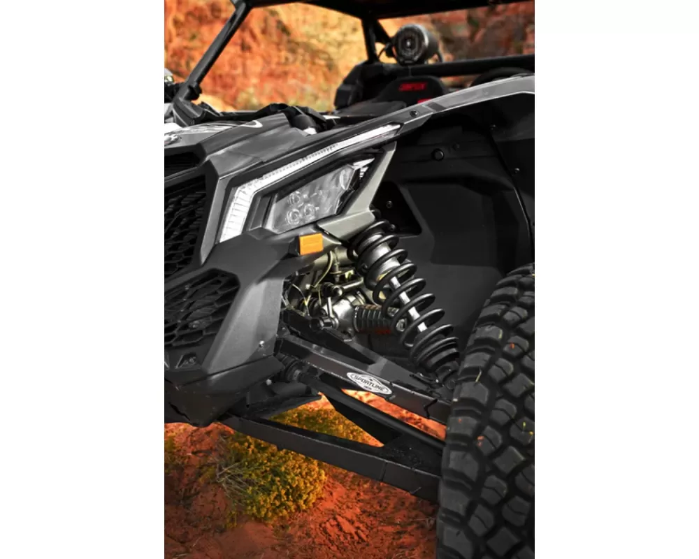 HCR Racing 72" Front Black Sport Line Replacement A-Arms Can-am Maverick X3 2017+ - MAV-05400BK1-2