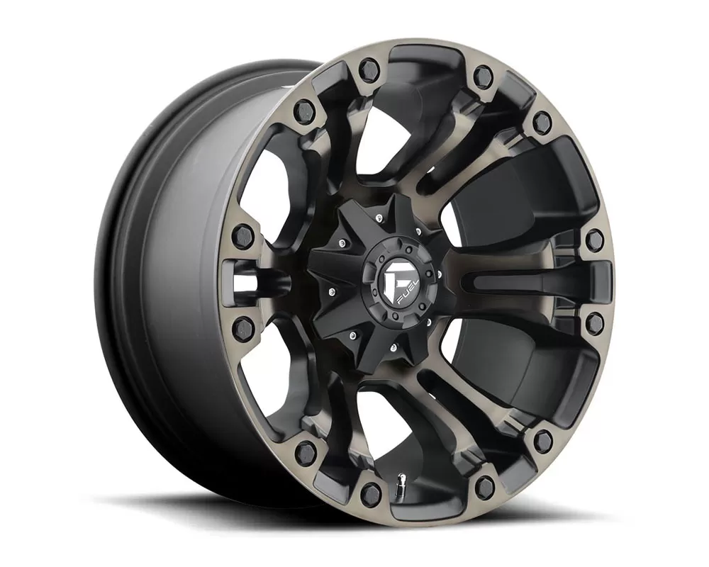 FUEL D569 Vapor Wheel 17x9 8x165.1 1mm Matte Black Double Dark Tint - D56917908250A