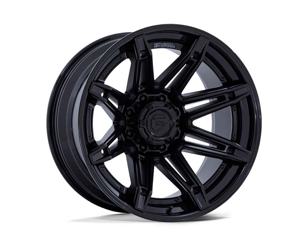 Fuel FC401 Brawl Wheel 20x10 6x139.7 -18mm Matte Black w/Gloss Black Lip - FC401MX20106818N