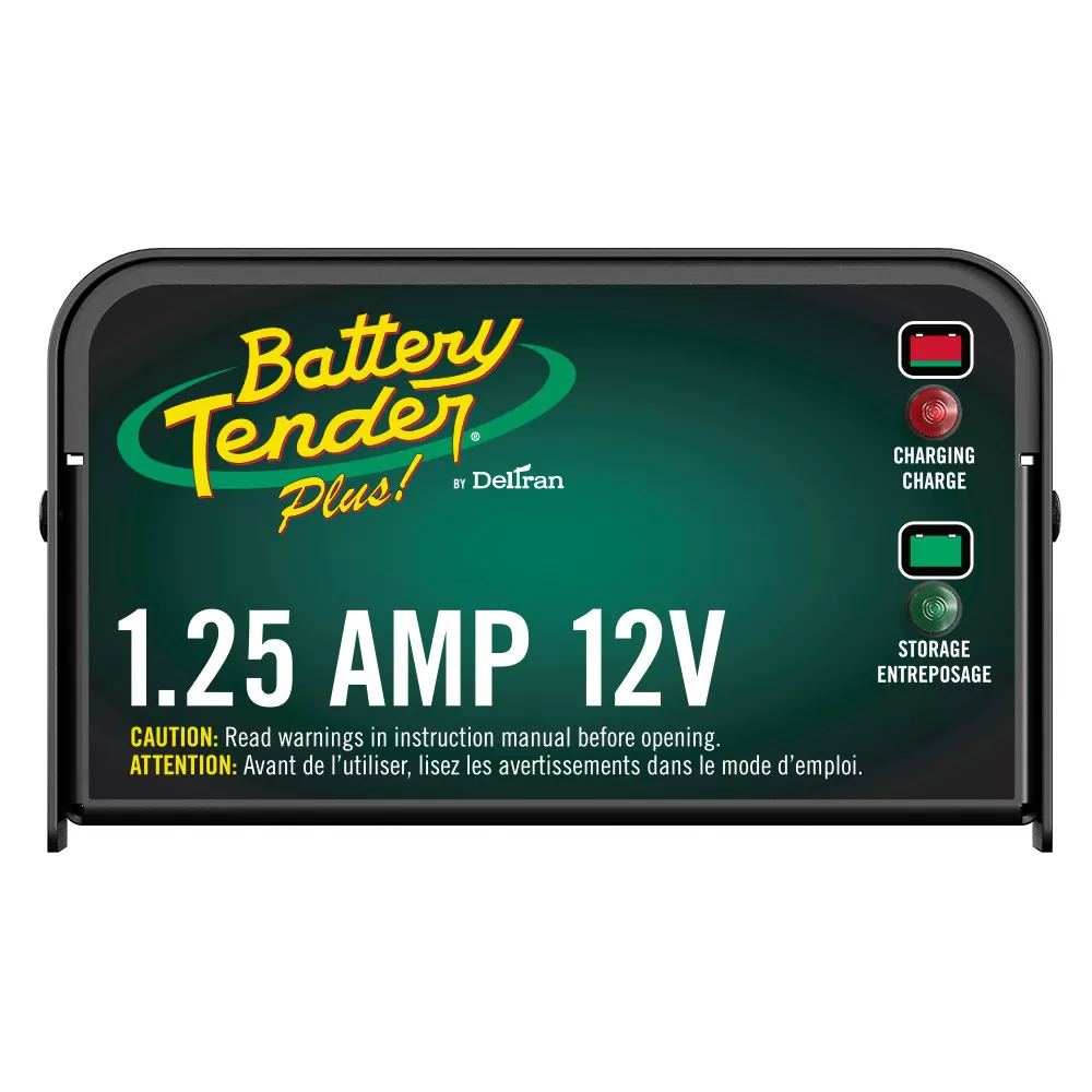 Plus 12V, 1.25 AMP Battery Charger - 021-0128