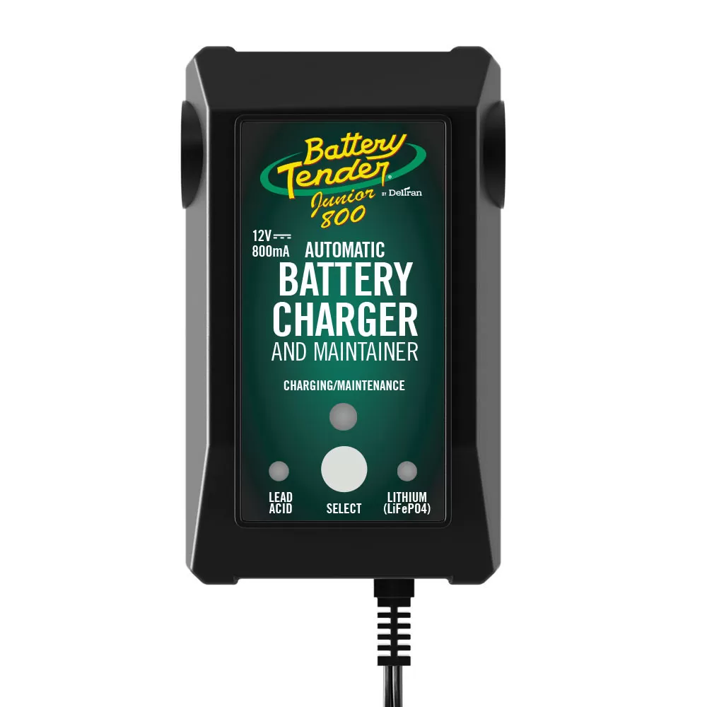 12V, 800mA, Lead Acid/Lithium Selectable Battery Charger - 022-0199-DL-WH