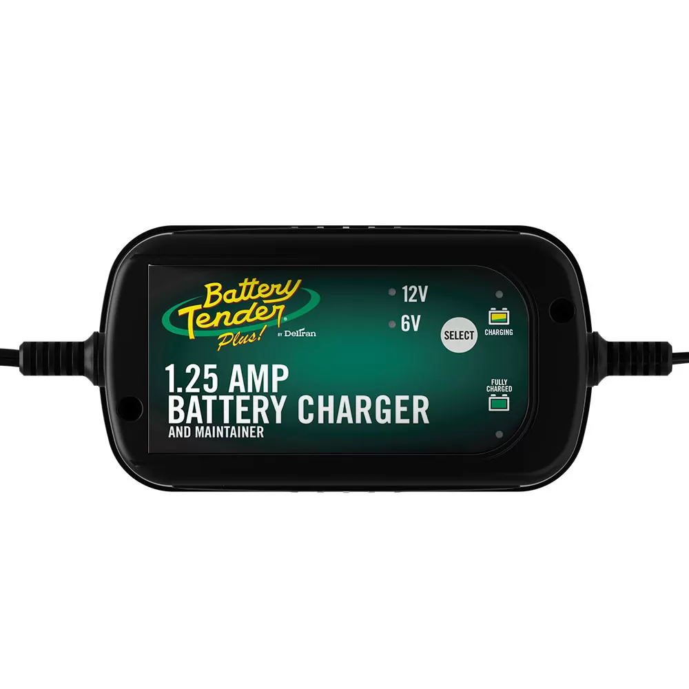 6V/12V, 1.25 Amp Selectable Battery Charger - 022-0211-DL-WH