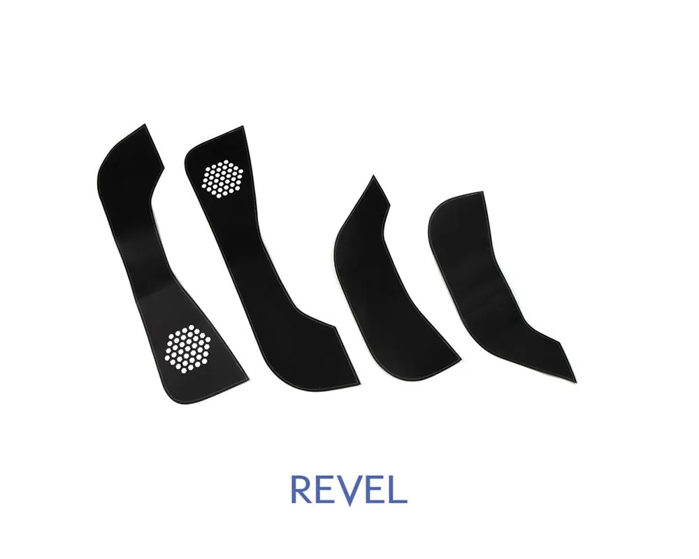 Revel GT Design Kick Panel Cover w/ White Stitch (4 pcs/set) Tesla Model 3 2016-2019 - 1TR5GDAX01W