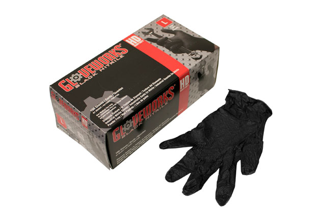 Gloveworks Black Nitrile Gloves 55 9870 067 - 55 9870 067