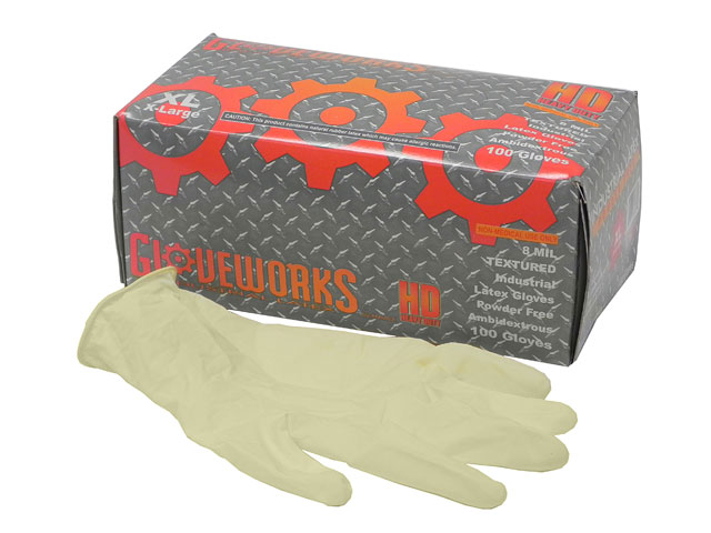 Gloveworks Latex Gloves 55 9870 035 - 55 9870 035