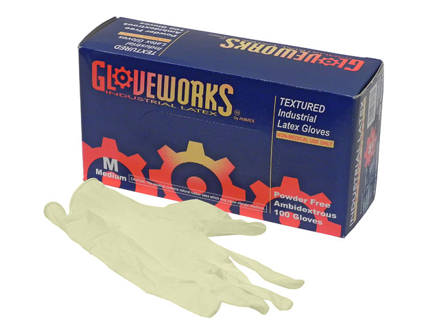 Gloveworks Latex Gloves 55 9870 010 - 55 9870 010
