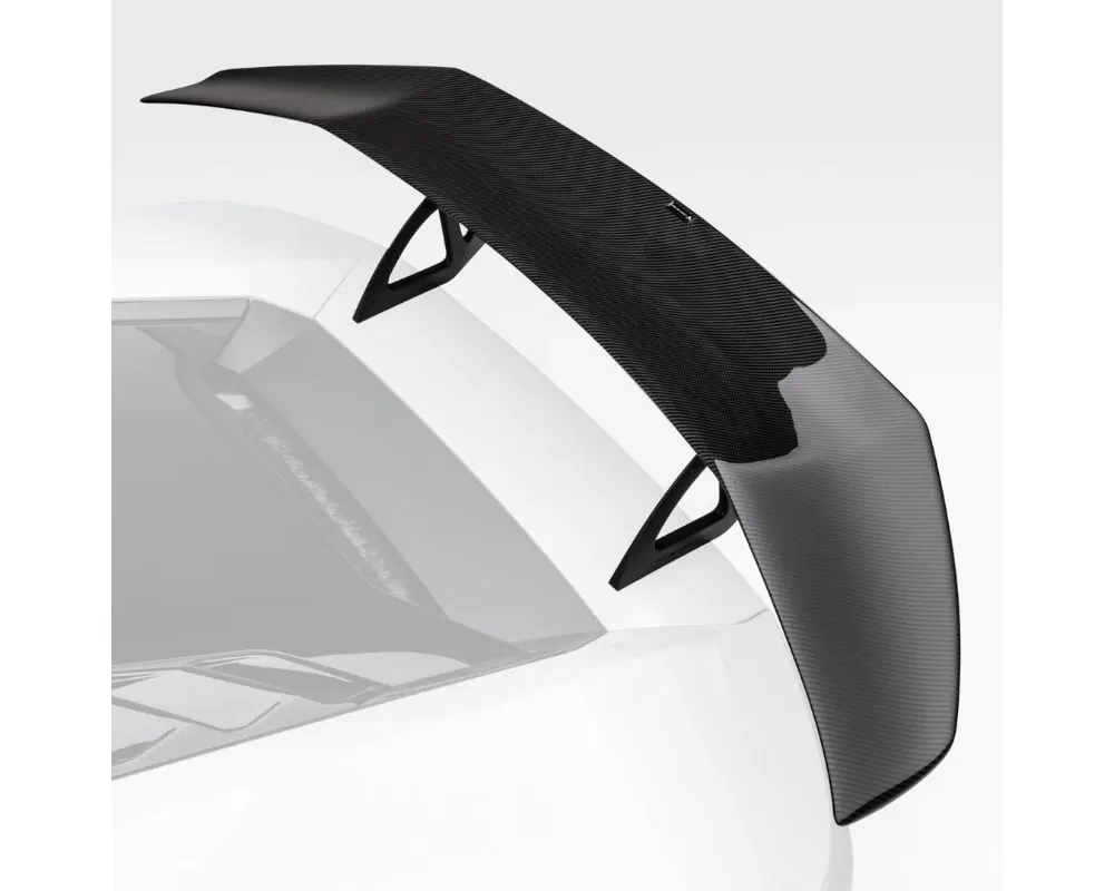 Vorsteiner Mondiale Edizione Glossy Carbon Fiber Aero Wing Blade w/ Aluminum Uprights Lamborghini Huracan 2015+ - 0870LOV