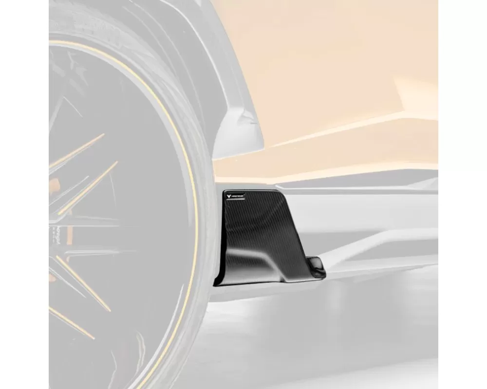 Vorsteiner Rampante Edizione Glossy Carbon Fiber PP 2x2 Aero Side Blades Lamborghini Urus 2018-2023 - 2030LOV