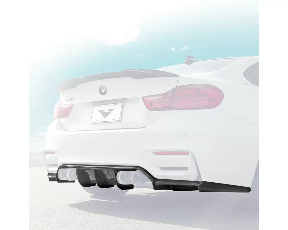 Vorsteiner Glossy Carbon Fiber GTS Rear Diffuser BMW F80 M3 | M4 2014-2018 - 4001BMV