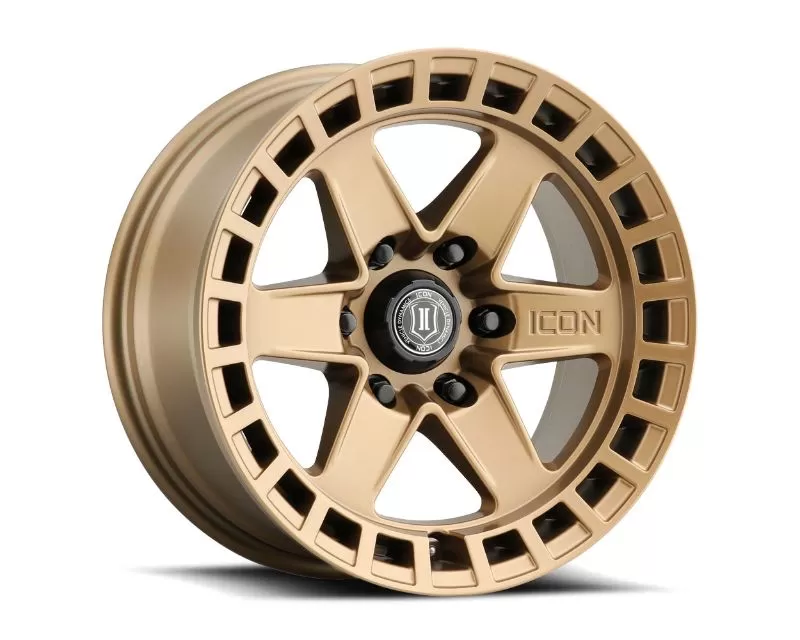 Icon Allloys Raider Wheels 17x8.5 6x5.5 0mm Satin Brass - 3417858347BS