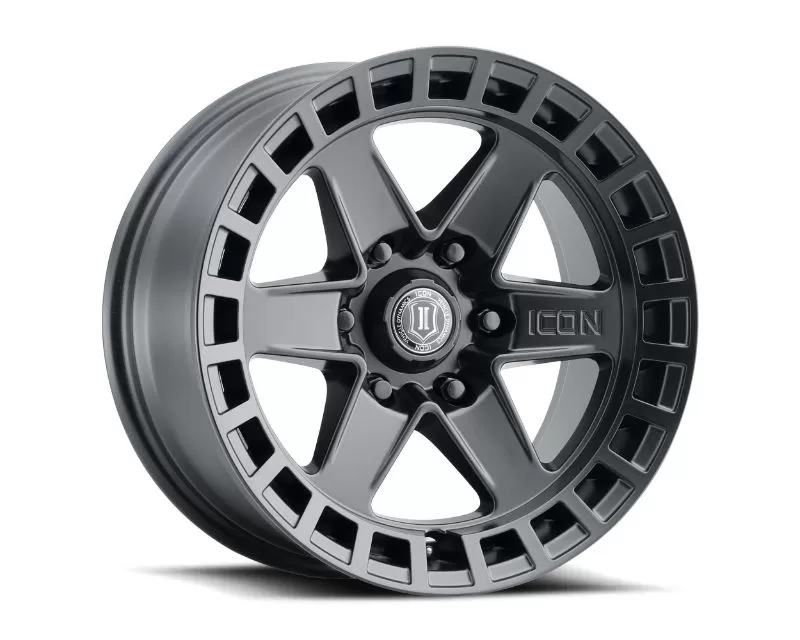 Icon Allloys Raider Wheels 17x8.5 6x5.5 0mm Satin Black - 3417858347SB