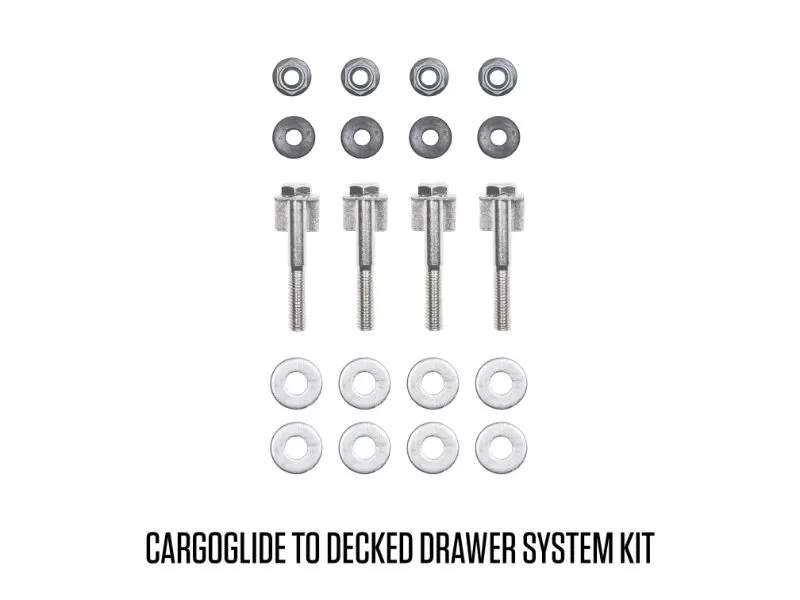DECKED CargoGlide Drawer System Installation Kit - CGIK-DM