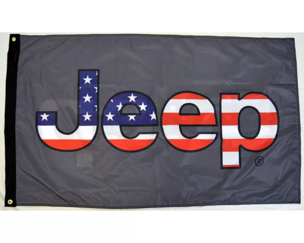 Forever Wave 3x5'  Jeep USA Flag - 8006