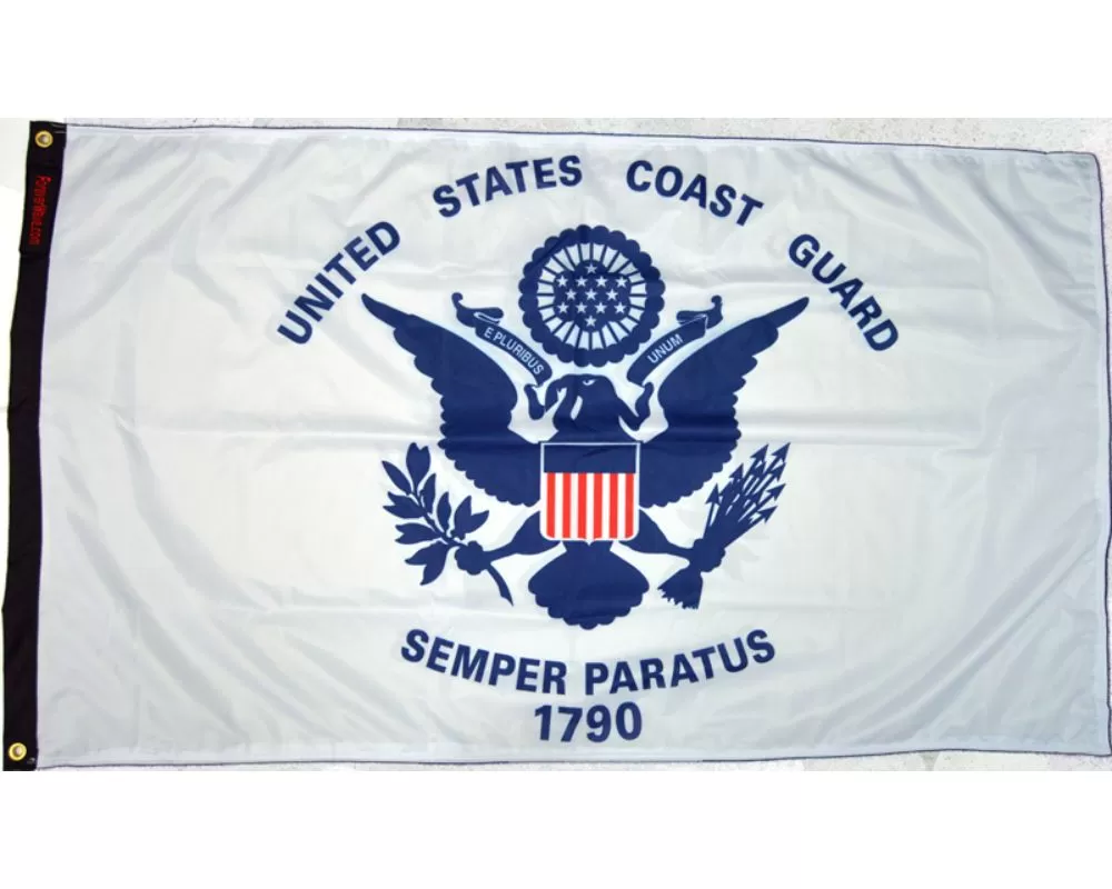 Forever Wave 3x5' Coast Guard  Flag - 8049