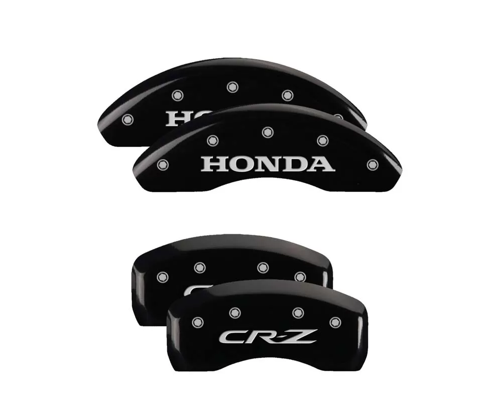 MGP Caliper Covers Set of 4: Black finish, Silver Honda / CR-Z Honda CR-Z 2011-2016 - 20206SHCRBK