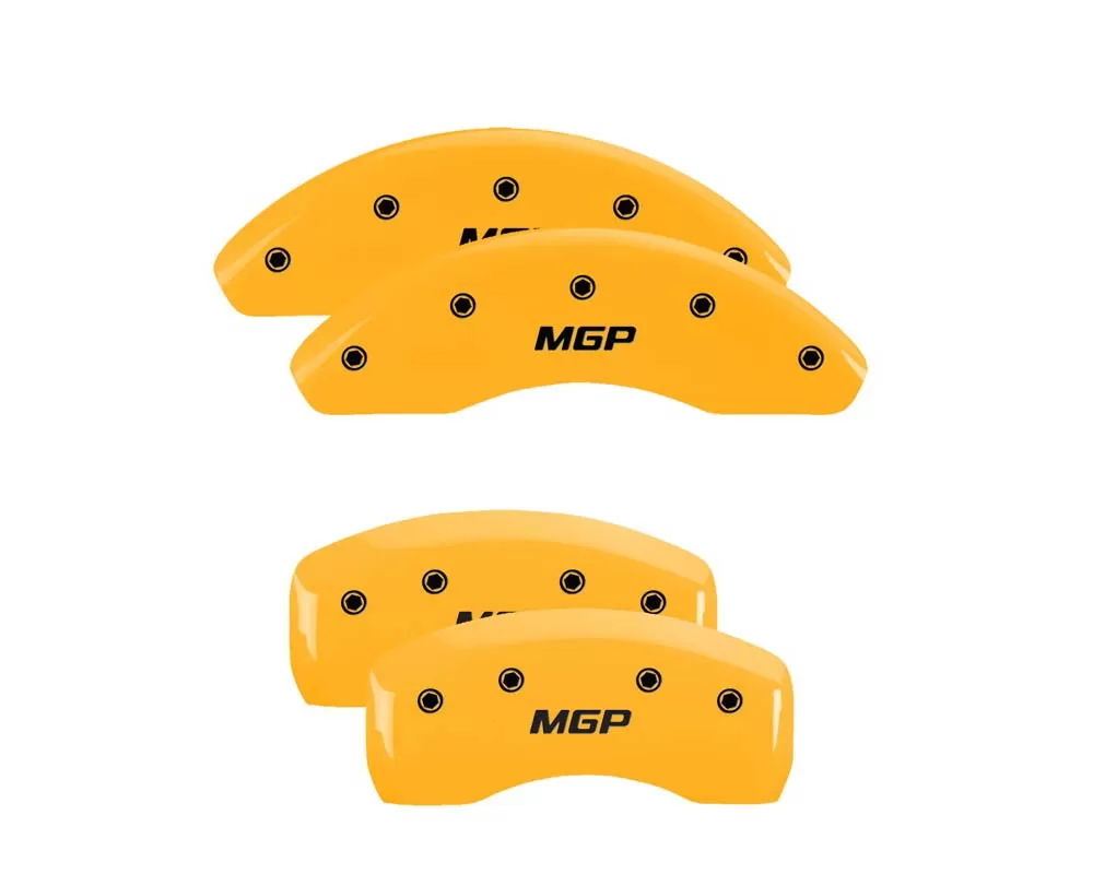 MGP Caliper Covers Set of 4: Yellow finish, Black MGP Honda CR-Z 2011-2016 - 20206SMGPYL