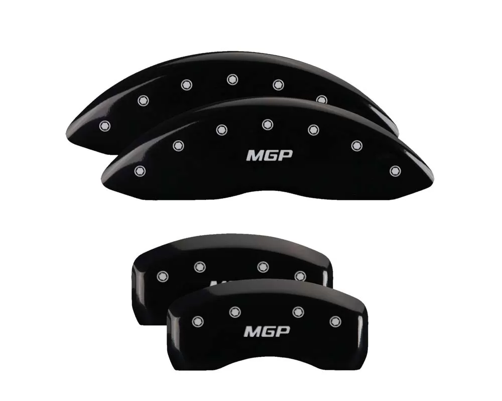 MGP Caliper Covers Set of 4: Black finish, Silver MGP Mercedes-Benz - 23198SMGPBK